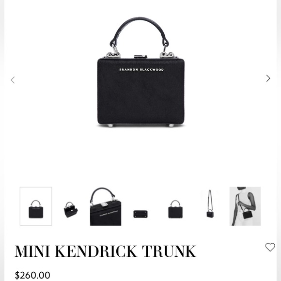 Brandon Blackwood Handbags - Brandon Blackwood mini Kendrick Trunk in black Ponyhair